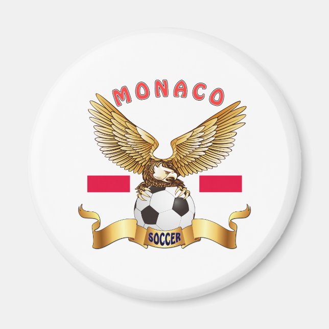 Monaco Football Designs Magnet (Vorne)