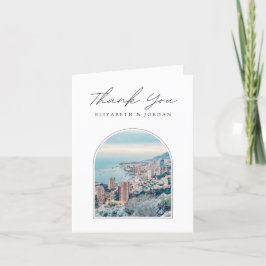 Monaco Foto Blank Danke Karte