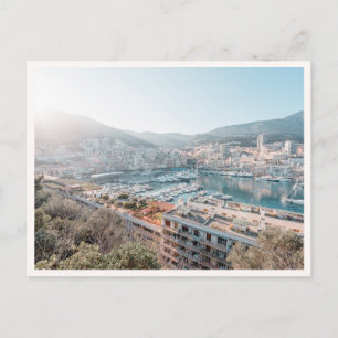 Monaco Französische Riviera Mittelmeer Foto Postkarte