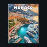 Monaco, glitzerndes Juwel an der Côte d'Azur Postkarte<br><div class="desc">Monaco,  ein glänzendes Juwel an der Côte d'Azur,  wo Luxus und Eleganz in Murmeln verwickelt sind. Seine majestätischen Yachten,  seine herrlichen Kasinos,  erzählen die Geschichte eines glamourösen Glamours.</div>