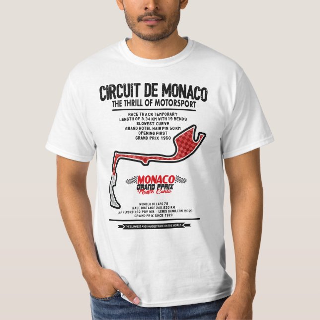 Monaco Grand Prix- Get up to speed T-Shirt (Vorderseite)