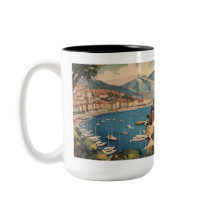 Monaco Hafen Coffeehouse Reise Nostalgie