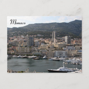 Monaco-Hafen Postkarte