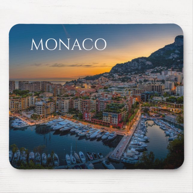 Monaco-Mauspad-Souvenir Andenken Mousepad (Vorne)
