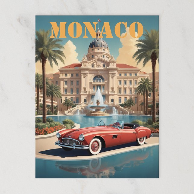 Monaco Monte Carlo Casino Postkarte (Von Creator hochgeladen)