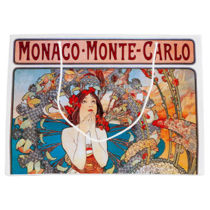 Monaco, Monte-Carlo, Mucha Große Geschenktüte