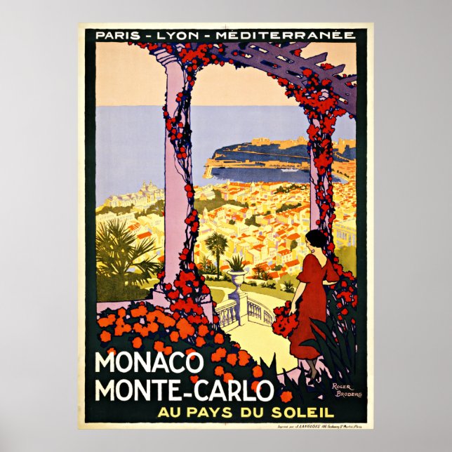 Monaco Monte Carlo Poster (Vorne)