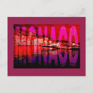 Monaco Monte Carlo Postkarte