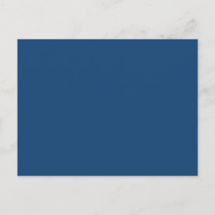 Monaco Noble Blue Solid Color Postkarte