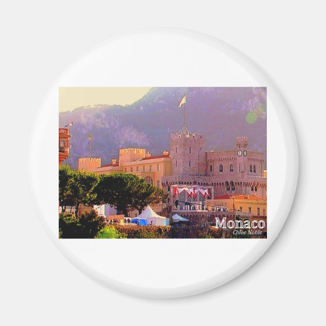 Monaco-Palast Magnet (Vorne)
