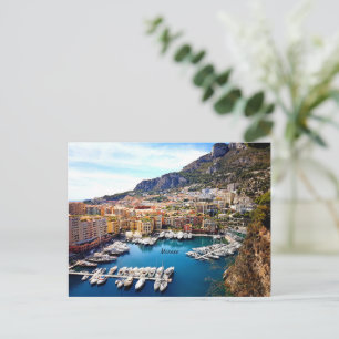 Monaco Port Postcard Postkarte