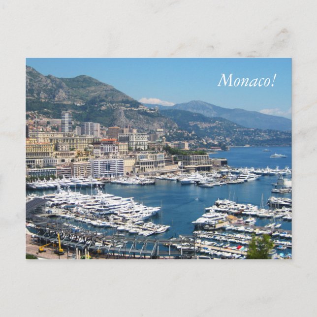 Monaco Postcard Postkarte (Vorderseite)
