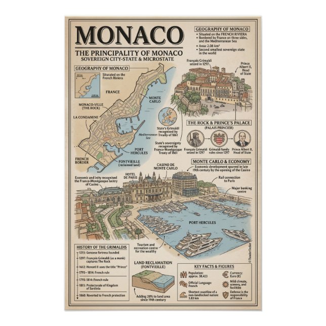 Monaco  poster (Vorderseite)