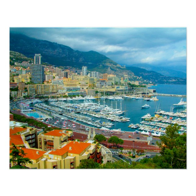 Monaco Poster (Vorderseite)