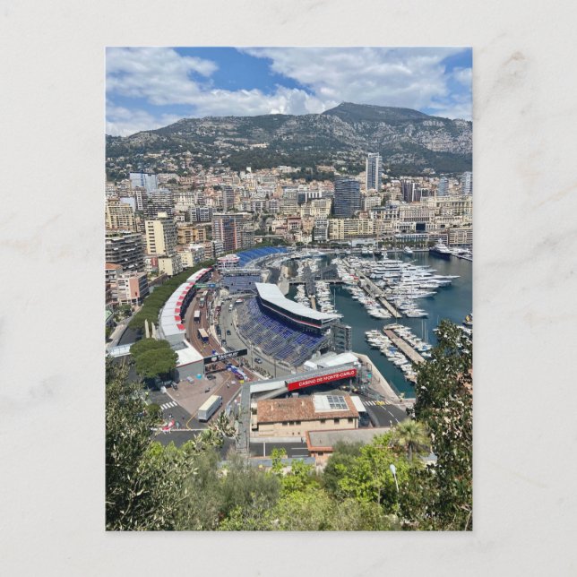 Monaco Postkarte (Vorderseite)