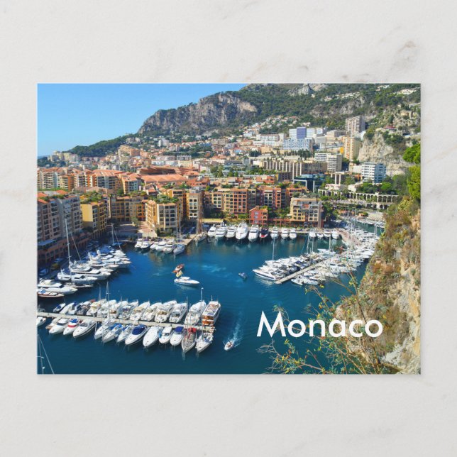 Monaco Postkarte (Vorderseite)