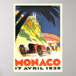 Monaco Renning Poster