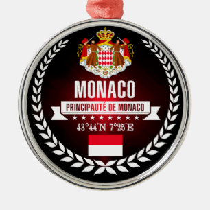 Monaco Silbernes Ornament