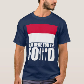 Monaco Souvenir Essen Reise Familie T-Shirt