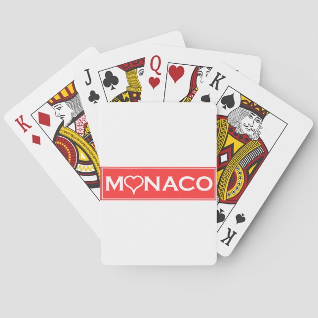 Monaco Spielkarten (Rückseite)