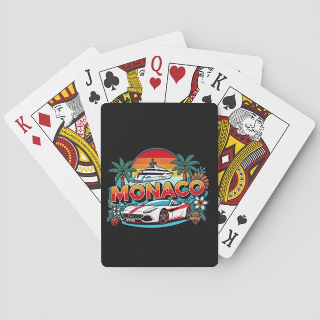Monaco Spielkarten (Rückseite)