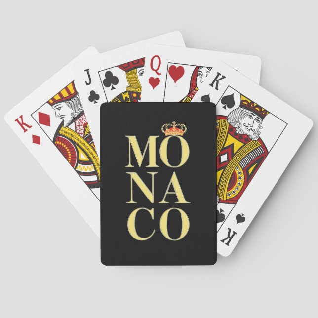 Monaco Spielkarten (Rückseite)