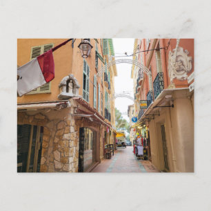 Monaco Ville Postkarte