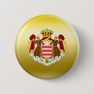 Monaco-Wappen Button