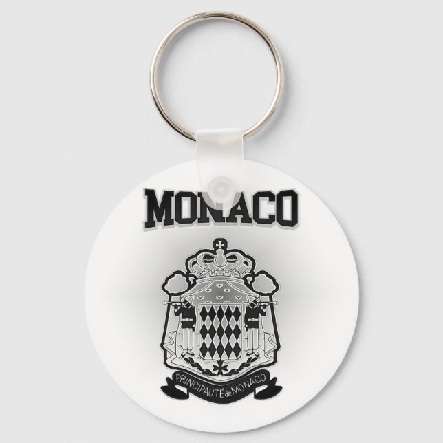 Monaco-Wappen Schlüsselanhänger (Vorderseite)