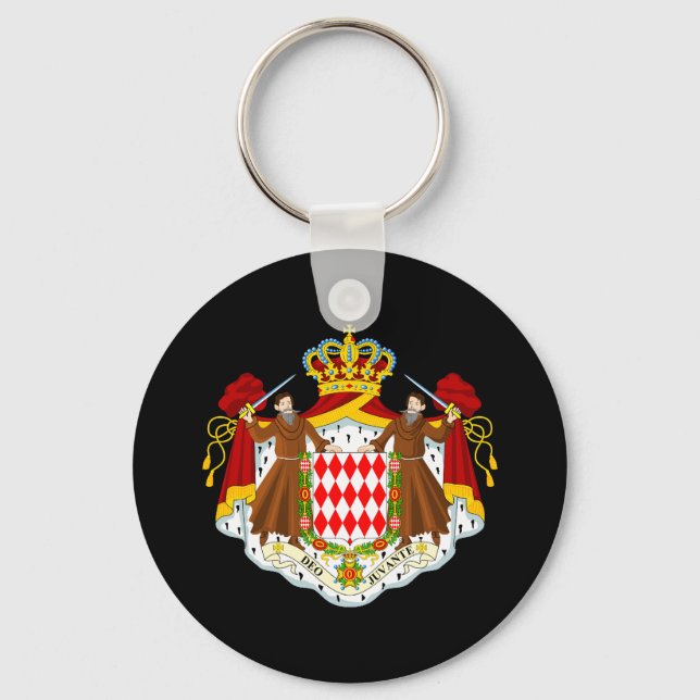 Monaco-Wappen Schlüsselanhänger (Vorderseite)