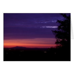Monadnock aus Wachusett Berg Twilight