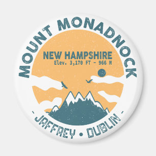 Monadnock New Hampshire - Retro Vintag Magnet