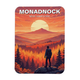 Monadnock New Hampshire Travel Magnet