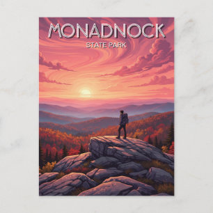 Monadnock New Hampshire Travel Postkarte