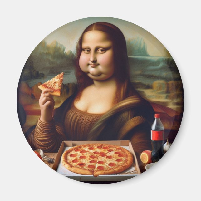 MonaLisa Fett Magnet (Vorne)