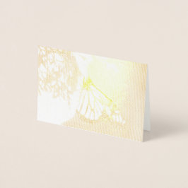 Monarch auf einer Zweigstelle Folienkarte