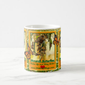 Monarch Butterfliegen müssen gerettet werden. Tasse