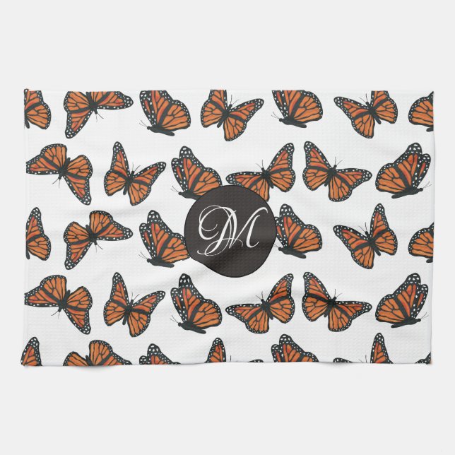 Monarch Butterflies Küchentuch 16" x 24" (Horizontal)