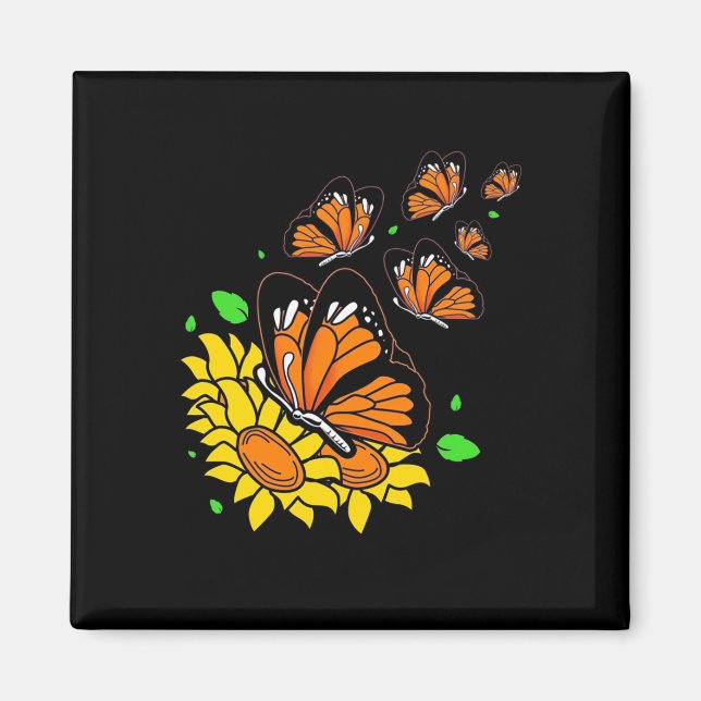 Monarch Butterflies Magnet (Vorne)