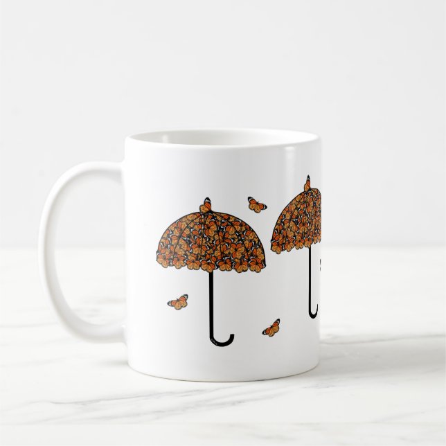 Monarch Butterflies Mug Kaffeetasse (Links)