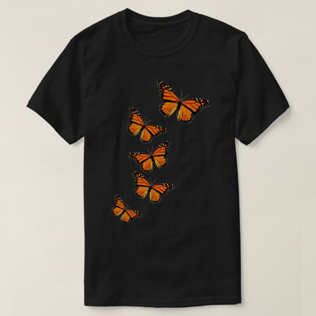 Monarch Butterflies Naturliebhaber T-Shirt (Design vorne)