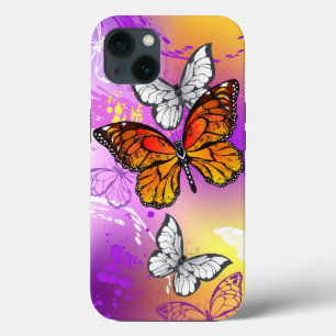 Monarch Butterflies on Purple Background Case-Mate iPhone Hülle