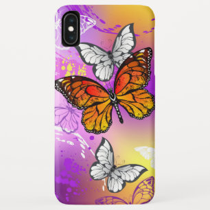 Monarch Butterflies on Purple Background Case-Mate iPhone Hülle