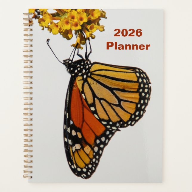 Monarch Butterfly 2026 Planer (Vorderseite)