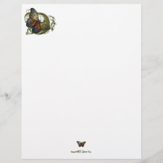 Monarch Butterfly 8,5" x 11" Letterhead