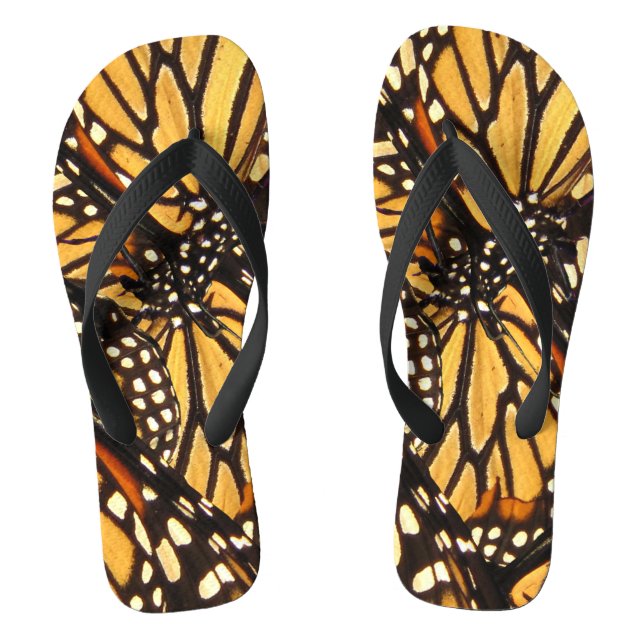 Monarch Butterfly Abstrakt Flip Flops (Fußbett)