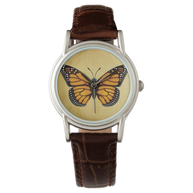 Monarch Butterfly Armbanduhr (Vorderseite)