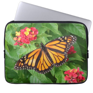 Monarch Butterfly auf Lantana Laptopschutzhülle