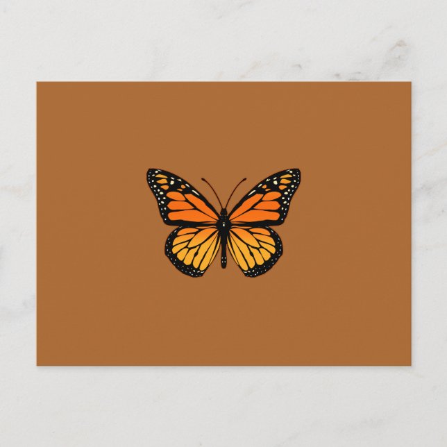 Monarch Butterfly auf Siena Postkarte (Vorderseite)