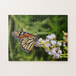 Monarch Butterfly auf Wildblumen Puzzle